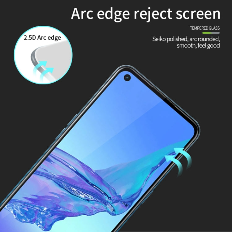 For OPPO A32 PINWUYO 9H 2.5D Full Screen Tempered Glass Film(Black) - free shipping - PMC TechLife - Order now!