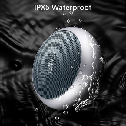 EWA A110 IPX5 Waterproof Portable Mini Metal Wireless Bluetooth Speaker Supports 3.5mm Audio & 32GB TF Card & Calls(Silver) - Mini Speaker by EWA | Online Shopping South Africa | PMC Jewellery | Buy Now Pay Later Mobicred