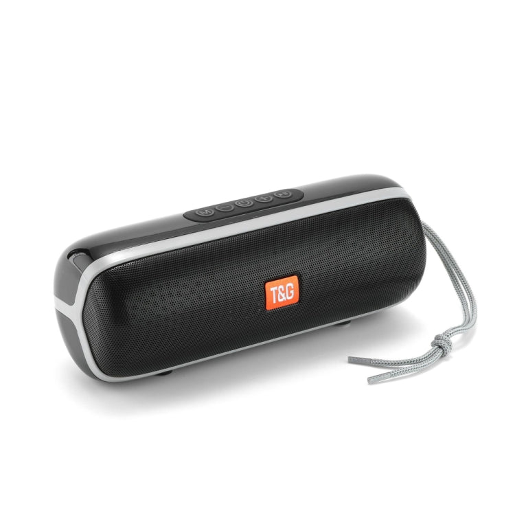 T&G TG183 TWS Mini Wireless Bluetooth Speaker, Supports AUX / USB 2.0 / FM / 32GB TF Card or Micro SD Card(Black) - Mini Speaker by T&G | Online Shopping South Africa | PMC Jewellery | Buy Now Pay Later Mobicred