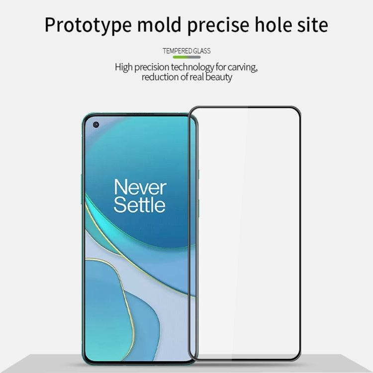 For OnePlus 8T PINWUYO 9H 3D Curved Full Screen Explosion-proof Tempered Glass Film(Black) - OnePlus Tempered Glass by PINWUYO | Online Shopping South Africa | PMC TechLife | Buy Now Pay Later Mobicred