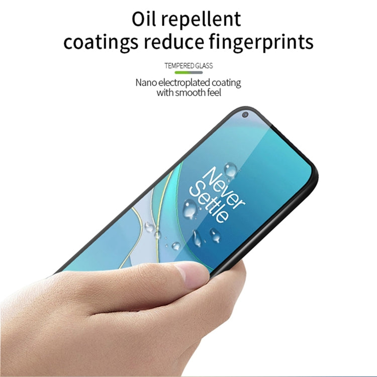 For OnePlus 8T PINWUYO 9H 3D Curved Full Screen Explosion-proof Tempered Glass Film(Black) - OnePlus Tempered Glass by PINWUYO | Online Shopping South Africa | PMC TechLife | Buy Now Pay Later Mobicred
