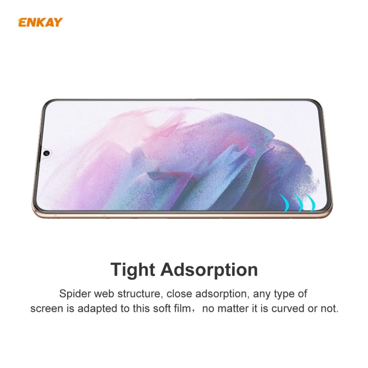 For Samsung Galaxy S21 5G 10 PCS ENKAY Hat-Prince 0.1mm 3D Full Screen Protector Explosion-proof Hydrogel Film - For Samsung by ENKAY | Online Shopping South Africa | PMC Jewellery | Buy Now Pay Later Mobicred