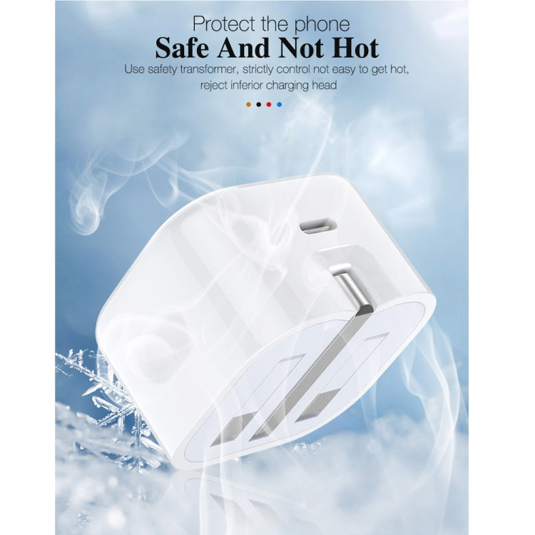 A234 20W PD 3.0 Type-C / USB-C Interface Folding Travel Charger, UK Plug - USB Charger by PMC TechLife | Online Shopping South Africa | PMC TechLife