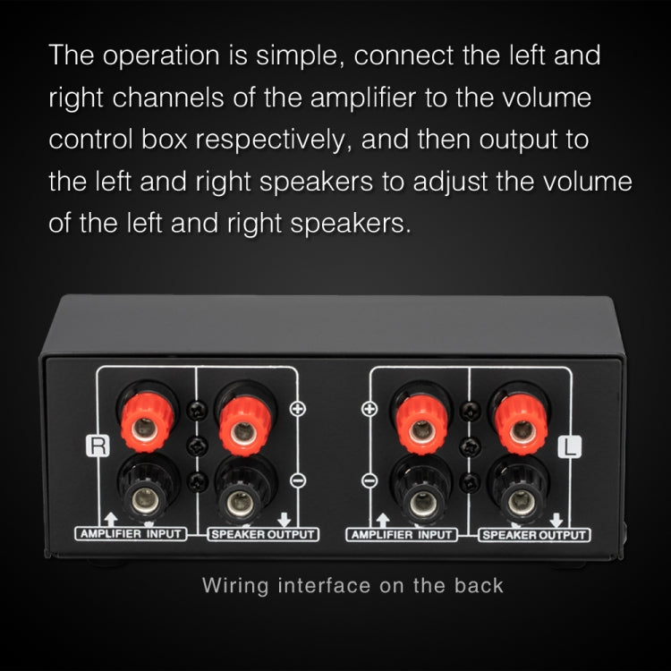 B050  Passive Speaker Volume Adjustment Controller,  Left And Right Channel Independent Volume Adjustment, 150W Per Channel -  by PMC Jewellery | Online Shopping South Africa | PMC Jewellery