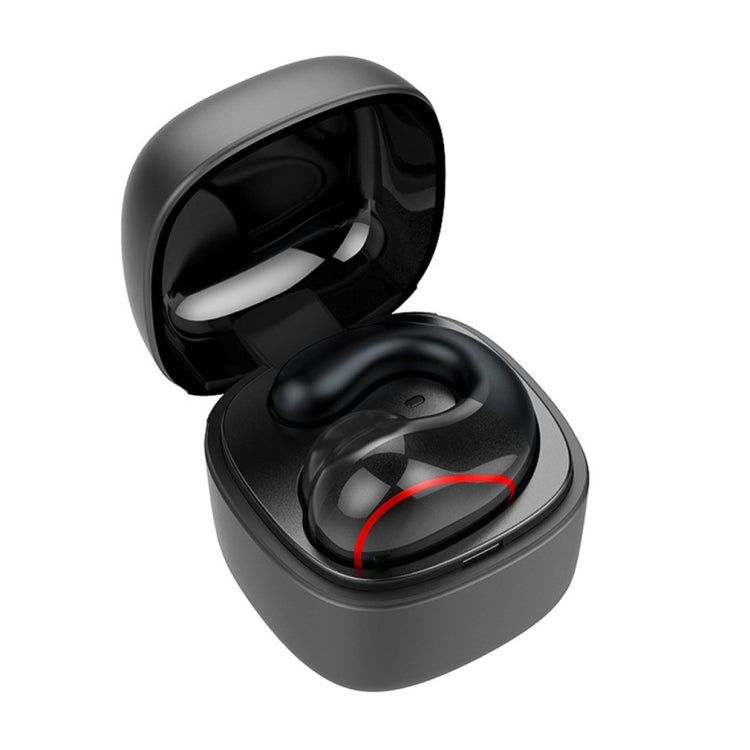 T25 Over-ear Bluetooth 5.0 Single-ear Invisible Wireless Earphone High Definition Call Super Long Standby Bone Conduction Earphone(Black) - Bluetooth Earphone by PMC TechLife | Online Shopping South Africa | PMC TechLife