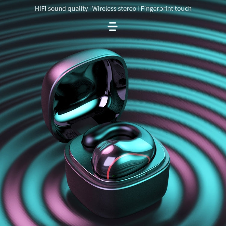 T25 Over-ear Bluetooth 5.0 Single-ear Invisible Wireless Earphone High Definition Call Super Long Standby Bone Conduction Earphone(Gray) - Bluetooth Earphone by PMC TechLife | Online Shopping South Africa | PMC TechLife | Buy Now Pay Later Mobicred