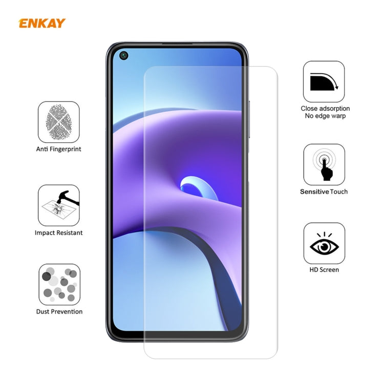 For Xiaomi Redmi Note 9T ENKAY Hat-Prince 0.1mm 3D Full Screen Protector Explosion-proof Hydrogel Film - For Xiaomi by ENKAY | Online Shopping South Africa | PMC TechLife | Buy Now Pay Later Mobicred
