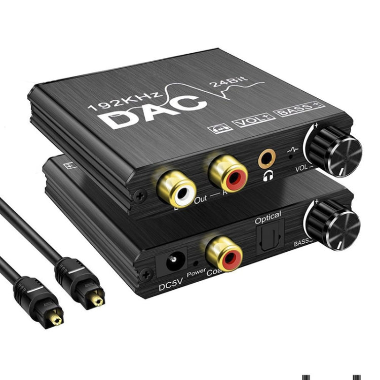 Digital To Analog Audio Converter Stereo Extractor DAC Amplifier Optical SPDIF 192Khz 24Bit - RCA Adapter by PMC Jewellery | Online Shopping South Africa | PMC Jewellery