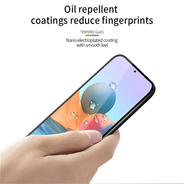 For Xiaomi Redmi Note 10 Pro / Note 10 Pro Max PINWUYO 9H 2.5D Full Screen Tempered Glass Film(Black) - free shipping - PMC TechLife - Order now!