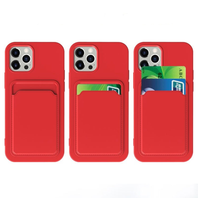 For iPhone 11 TPU + Flannel Lining Shockproof  Case with Card Slots (Green) - iPhone 11 Cases by PMC TechLife | Online Shopping South Africa | PMC TechLife | Buy Now Pay Later Mobicred