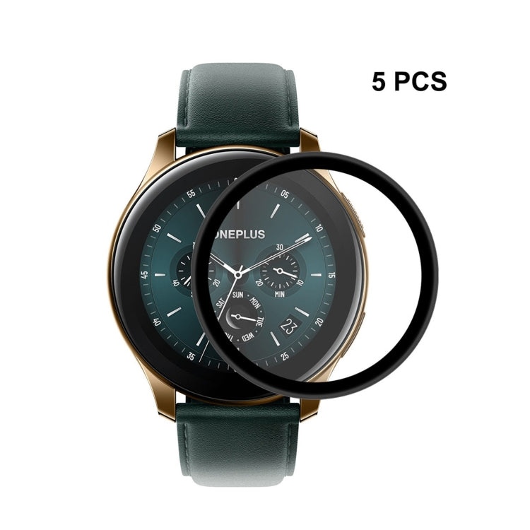 5pcs For OnePlus Watch ENKAY Hat-Prince 3D Full Screen Soft PC Edge + PMMA HD Screen Protector Film - free shipping - PMC TechLife - Order now!