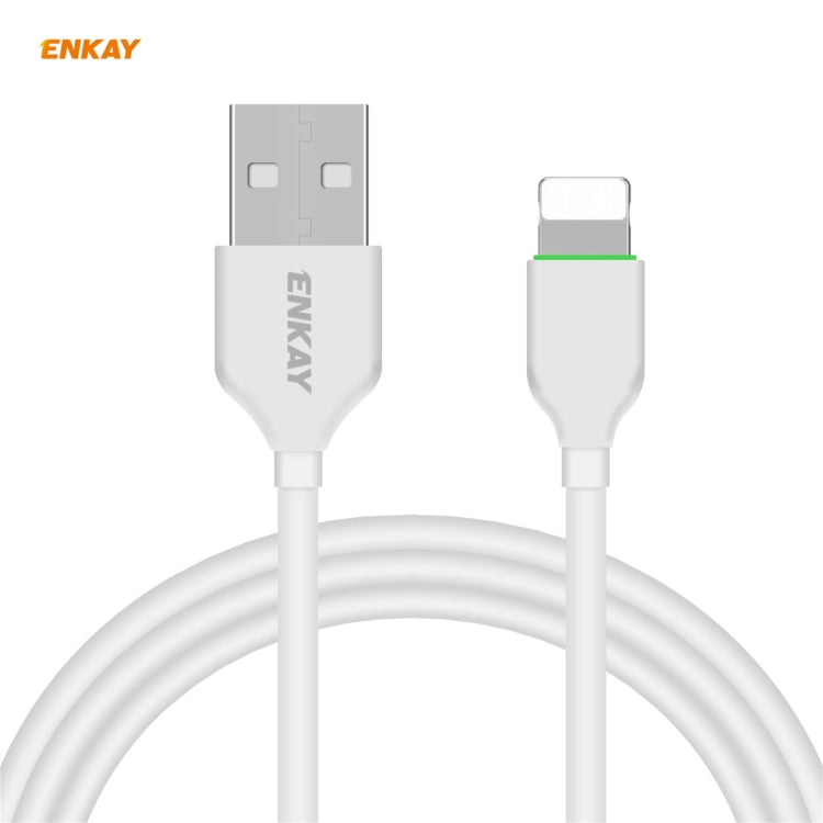 ENKAY Hat-Prince 20W PD Type-C + QC 3.0 USB Fast Charging Travel Charger Power Adapter with Fast Charge Data Cable, US Plug(With 8 Pin Cable) - USB Charger by ENKAY | Online Shopping South Africa | PMC Jewellery