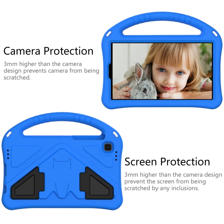 For Samsung Galaxy Tab A7 Lite 8.7(2021) T225 EVA Flat Anti Falling Protective Case Shell with Holder(Blue) - free shipping - PMC TechLife - Order now!