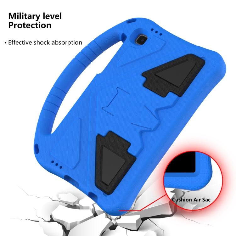 For Samsung Galaxy Tab A7 Lite 8.7(2021) T225 EVA Flat Anti Falling Protective Case Shell with Holder(Blue) - free shipping - PMC TechLife - Order now!