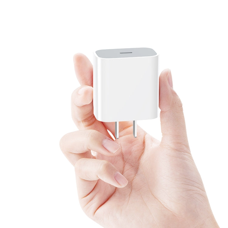 PD 20W Single USB-C / Type-C Port Travel Charger + 3A PD3.0 USB-C / Type-C to 8 Pin Fast Charge Data Cable Set, US Plug 1.5m - USB Charger by PMC TechLife | Online Shopping South Africa | PMC TechLife | Buy Now Pay Later Mobicred