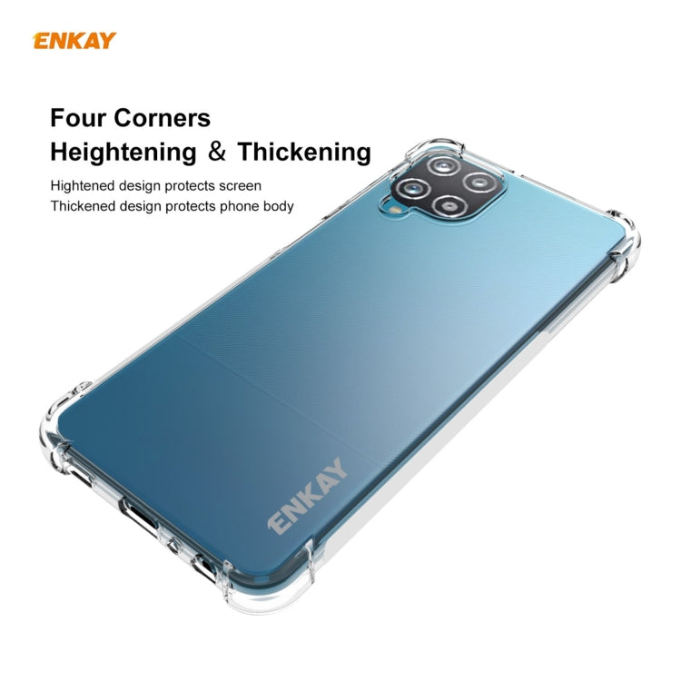 For Samsung Galaxy A22 4G EU Version ENKAY Hat-Prince Clear TPU Shockproof Case Soft Anti-slip Cover - free shipping - PMC TechLife - Order now!