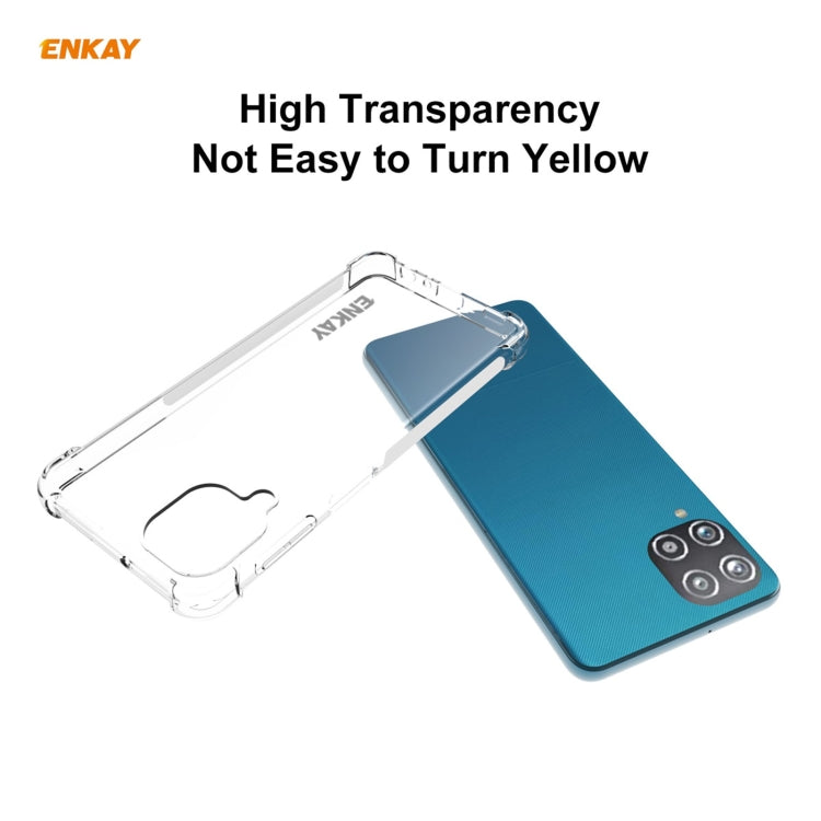 For Samsung Galaxy A22 4G EU Version ENKAY Hat-Prince Clear TPU Shockproof Case Soft Anti-slip Cover - free shipping - PMC TechLife - Order now!