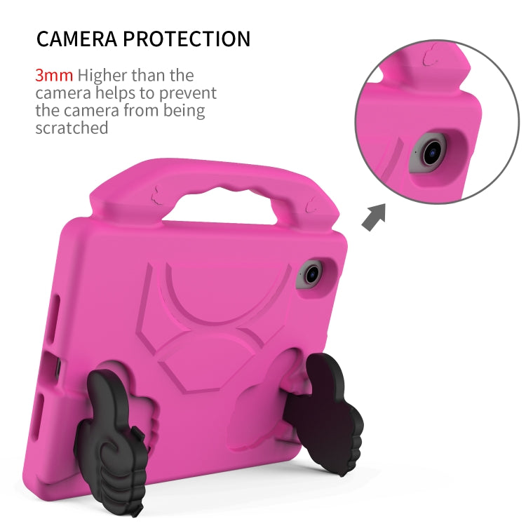 For iPad mini 6 / mini 2024 Children EVA Shockproof Tablet Case with Thumb Bracket(Rose Red) - free shipping - PMC TechLife - Order now!