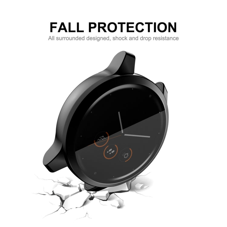 Compatible with Garmin Venu 2 45mm / Vivoactive 4 45mm ENKAY Hat-Prince Full Coverage Electroplate TPU Soft Case(Black) - Watch Cases by ENKAY | Online Shopping South Africa | PMC TechLife | Buy Now Pay Later Mobicred