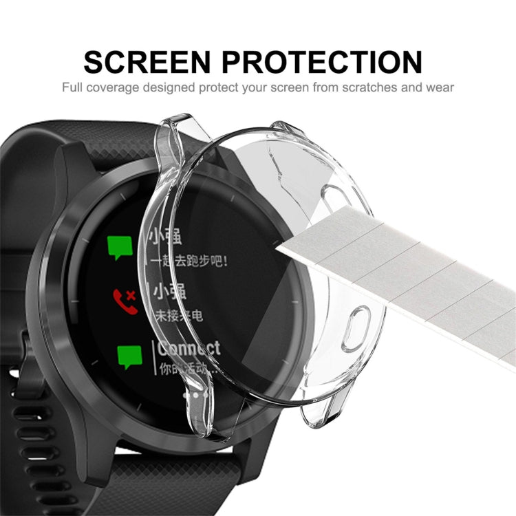 Compatible with Garmin Venu 2S 40mm / Vivoactive 4S 40mm ENKAY Hat-Prince Full Coverage Transparent TPU Soft Case - Watch Cases by ENKAY | Online Shopping South Africa | PMC TechLife | Buy Now Pay Later Mobicred