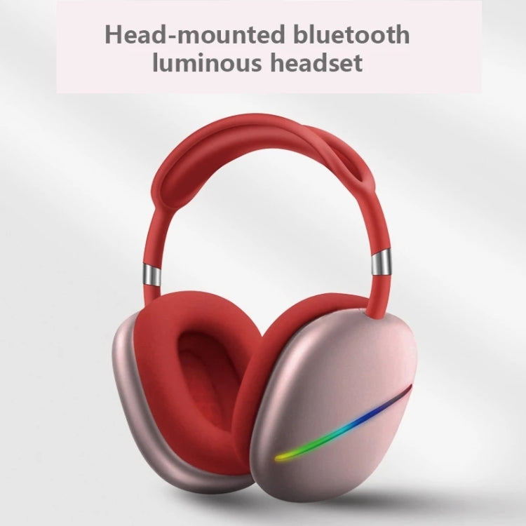 AKZ MAX10 Head-mounted RGB Wireless Bluetooth Music Headset With Microphone, Supports TF Card(Gold) - Headset & Headphone by PMC TechLife | Online Shopping South Africa | PMC TechLife