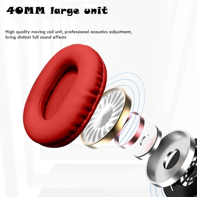 AKZ MAX10 Head-mounted RGB Wireless Bluetooth Music Headset With Microphone, Supports TF Card(Gold) - Headset & Headphone by PMC TechLife | Online Shopping South Africa | PMC TechLife