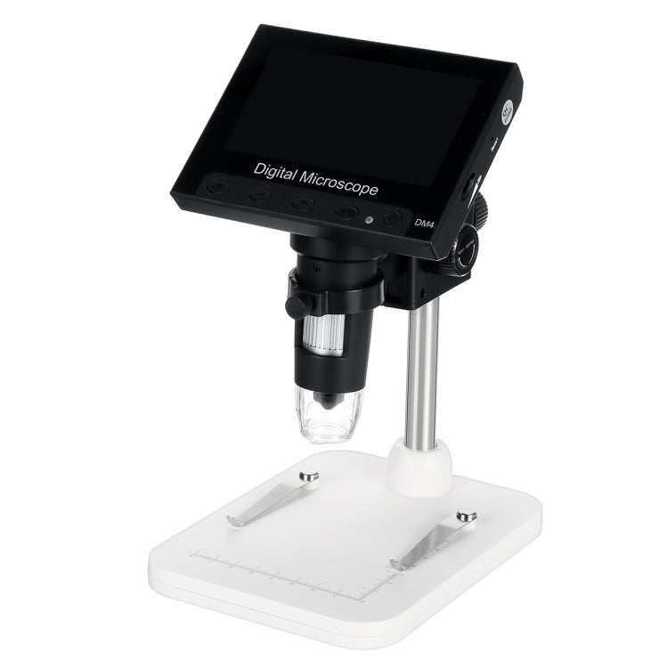 DM4 4.3 Inch LCD Digital Microscope Endoscope with Recording and Stand, HD, 720P, 1000X Zoom - free shipping - PMC TechLife - Order now!