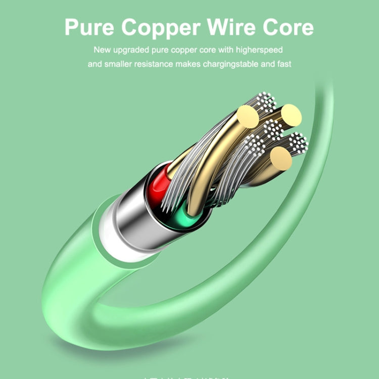 ENKAY Hat-Prince ENK-CB209 PD 20W 3A Type-C to 8 Pin Silicone Data Sync Fast Charging Cable, Cable Length: 1.2m(Purple) - Normal Style Cable by ENKAY | Online Shopping South Africa | PMC TechLife | Buy Now Pay Later Mobicred
