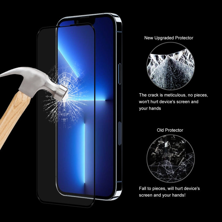 For iPhone 13 Pro Max 5pcs ENKAY Hat-Prince Full Glue 0.26mm 9H 2.5D Tempered Glass Screen Protector Full Coverage Film - iPhone 13 Pro Max Tempered Glass by ENKAY | Online Shopping South Africa | PMC Jewellery | Buy Now Pay Later Mobicred