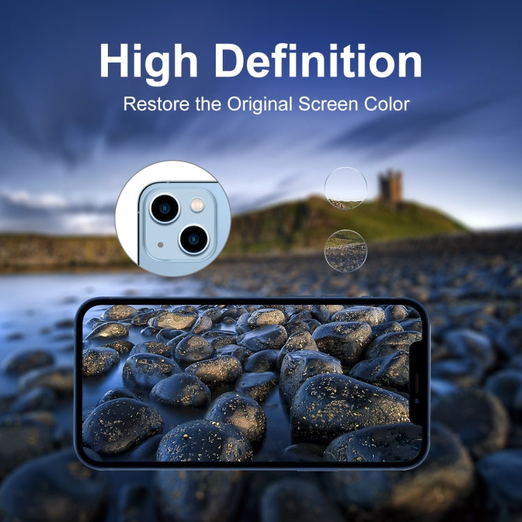 For iPhone 13 1 Set ENKAY Hat-Prince Case Friendly Tempered Glass Camera Lens Film Anti-Scratch Protector - iPhone 13 Tempered Glass by ENKAY | Online Shopping South Africa | PMC TechLife | Buy Now Pay Later Mobicred