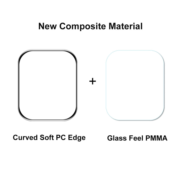 1 PC For Apple Watch Series 7 41mm ENKAY Hat-Prince 3D Full Coverage Soft PC Edge + PMMA HD Screen Protector Film - Screen Protector by ENKAY | Online Shopping South Africa | PMC TechLife | Buy Now Pay Later Mobicred