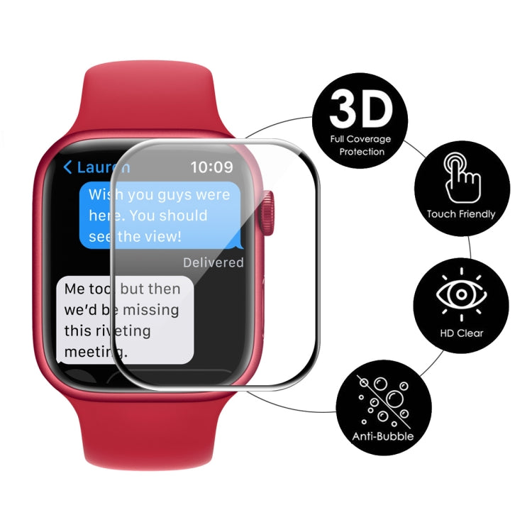 5 PCS For Apple Watch Series 7 41mm ENKAY Hat-Prince 3D Full Coverage Soft PC Edge + PMMA HD Screen Protector Film - free shipping - PMC TechLife - Order now!