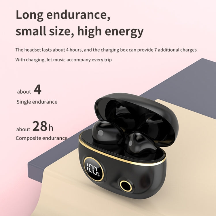 PRO100 TWS Bluetooth 5.2 Noise Canceling Waterproof Earphones 9D Stereo Sports Headphone with Charging Case(White) - Bluetooth Earphone by PMC Jewellery | Online Shopping South Africa | PMC Jewellery