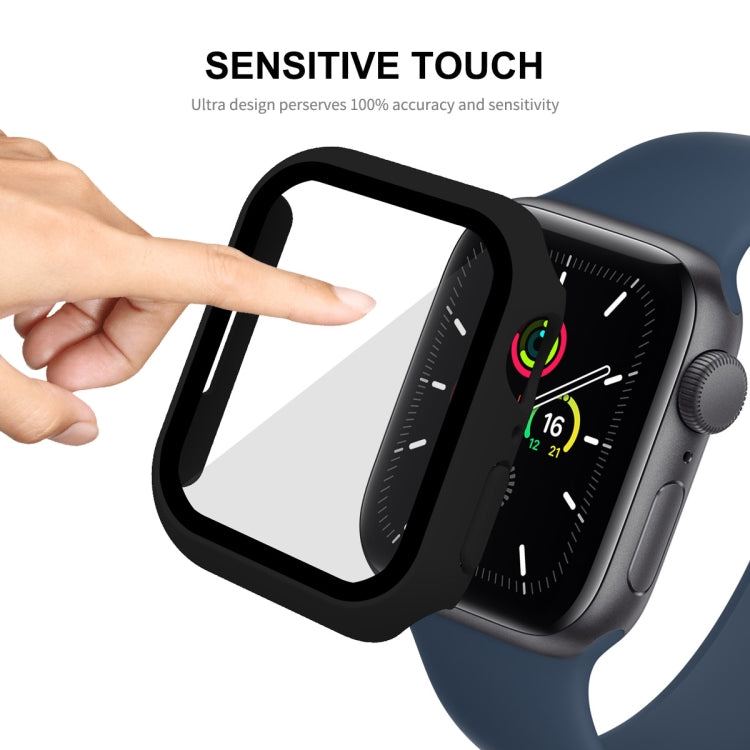 ENKAY Hat-Prince 2 in 1 PC Frame + 9H Tempered Glass Protector Full Coverage Case For Apple Watch Series 8 / 7 45mm(Transparent) - free shipping - PMC TechLife - Order now!