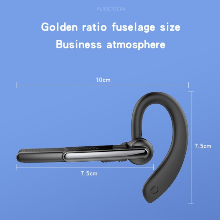 P40 Wireless Bluetooth 5.1 Business Noise Cancelling Earphone with Mic Support Handsfree(Black) - Bluetooth Earphone by PMC TechLife | Online Shopping South Africa | PMC TechLife