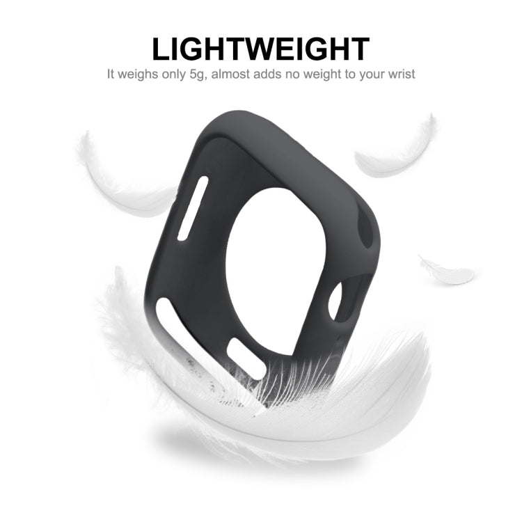ENKAY Hat-Prince Protective TPU Watch Case + Full Coverage PET Screen Protector Film For Apple Watch Series 8 / 7 41mm(White) - Watch Cases by ENKAY | Online Shopping South Africa | PMC TechLife | Buy Now Pay Later Mobicred