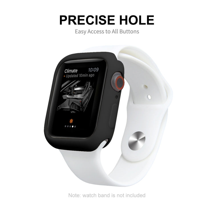 ENKAY Hat-Prince Protective TPU Watch Case + Full Coverage PET Screen Protector Film For Apple Watch Series 8 / 7 45mm(Light Blue) - Watch Cases by ENKAY | Online Shopping South Africa | PMC TechLife | Buy Now Pay Later Mobicred
