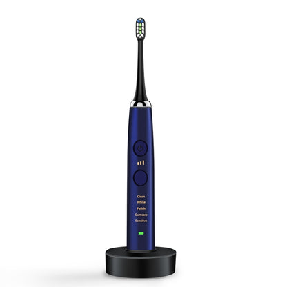 Wireless Induction Charging Ultrasonic Electric Toothbrush(Black) - Toothbrushes by PMC Jewellery | Online Shopping South Africa | PMC Jewellery