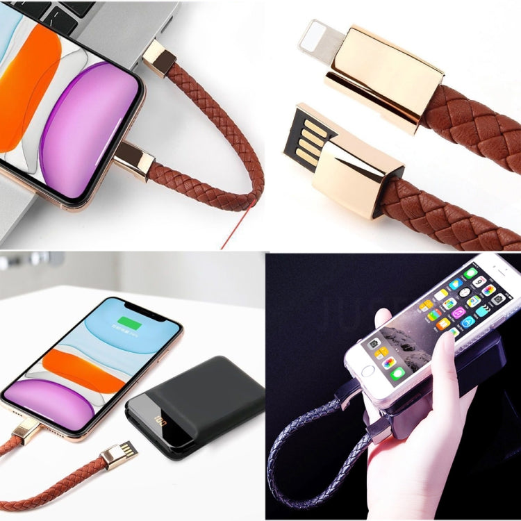 XJ-73 20cm USB to 8 Pin Bracelet Charging Data Cable(White) - Multifunction Cable by PMC TechLife | Online Shopping South Africa | PMC TechLife | Buy Now Pay Later Mobicred