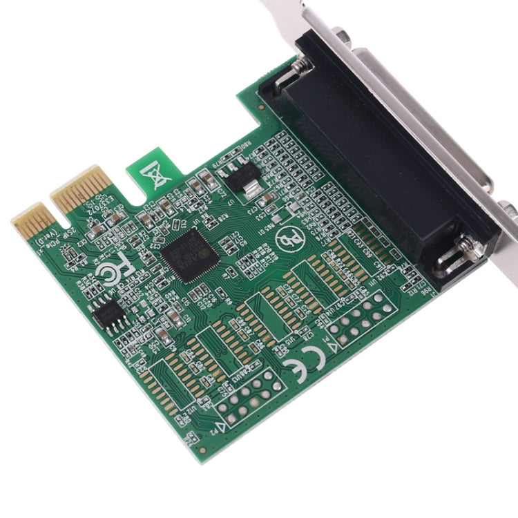 Parallel Port DB25 25pin PCIE Riser Card Printer LPT to PCI-E Express Cards AX99100 Converter Adapter - free shipping - PMC TechLife - Order now!