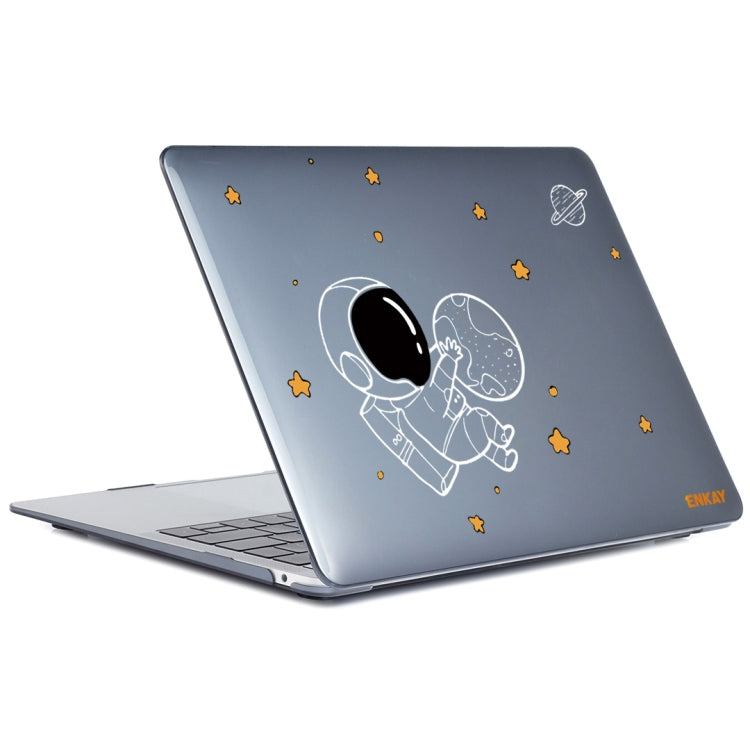 For MacBook Air 13.3 inch A1932 2018 ENKAY Spaceman Pattern Laotop Protective Crystal Case(Spaceman No.5) - MacBook Air Cases by ENKAY | Online Shopping South Africa | PMC TechLife | Buy Now Pay Later Mobicred