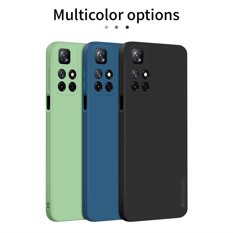 For Xiaomi Redmi Note 11 / Poco M4 Pro 5G PINWUYO Liquid Silicone TPU Phone Case(Black) - free shipping - PMC TechLife - Order now!