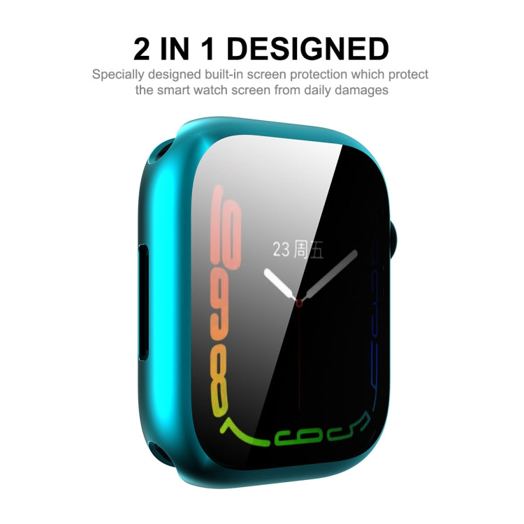 For Apple Watch Series 8 / 7 41mm ENKAY Hat-Prince Electroplated TPU Case(Silver) - Watch Cases by ENKAY | Online Shopping South Africa | PMC TechLife | Buy Now Pay Later Mobicred