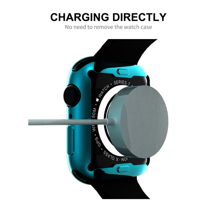For Apple Watch Series 8 / 7 41mm ENKAY Hat-Prince Electroplated TPU Case(Silver) - Watch Cases by ENKAY | Online Shopping South Africa | PMC TechLife | Buy Now Pay Later Mobicred