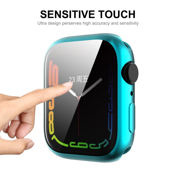 For Apple Watch Series 8 / 7 41mm ENKAY Hat-Prince Electroplated TPU Case(Silver) - Watch Cases by ENKAY | Online Shopping South Africa | PMC TechLife | Buy Now Pay Later Mobicred