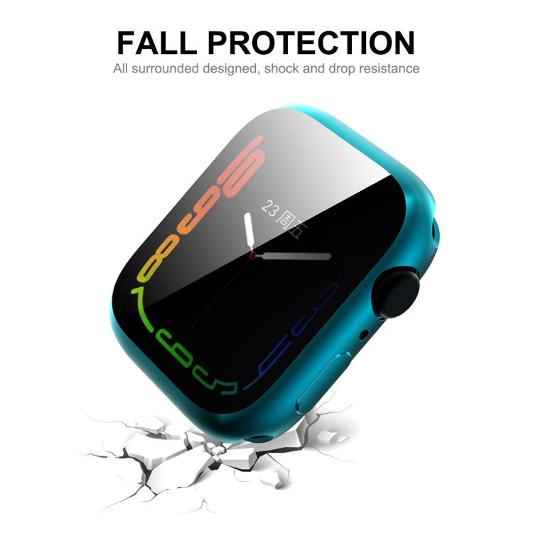 For Apple Watch Series 8 / 7 41mm ENKAY Hat-Prince Electroplated TPU Case(Silver) - Watch Cases by ENKAY | Online Shopping South Africa | PMC TechLife | Buy Now Pay Later Mobicred