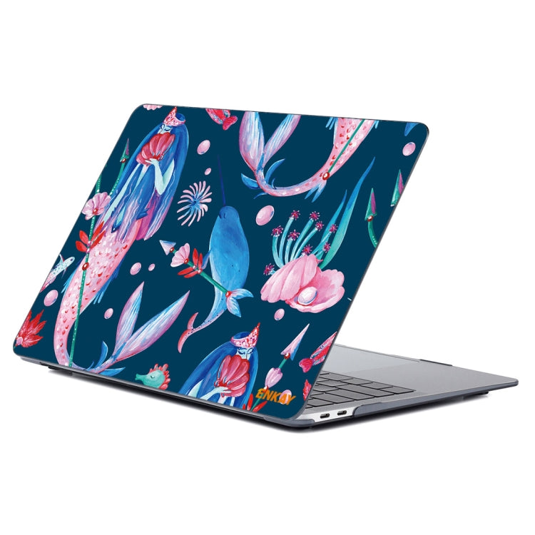 ENKAY Hat-Prince Natural Series Laotop Protective Crystal Case for MacBook Pro 15.4 inch A1707 / A1990(Mermaid) - MacBook Pro Cases by ENKAY | Online Shopping South Africa | PMC Jewellery