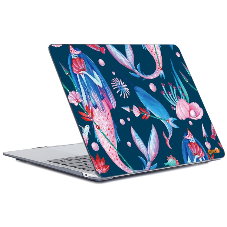 ENKAY Hat-Prince Natural Series Laotop Protective Crystal Case for MacBook Pro 15.4 inch A1707 / A1990(Mermaid) - MacBook Pro Cases by ENKAY | Online Shopping South Africa | PMC Jewellery