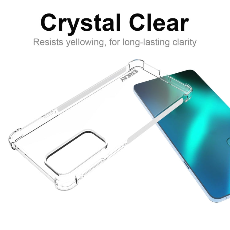 For Motorola Edge 20 ENKAY Transparent TPU Shockproof Case - Motorola Cases by ENKAY | Online Shopping South Africa | PMC TechLife | Buy Now Pay Later Mobicred
