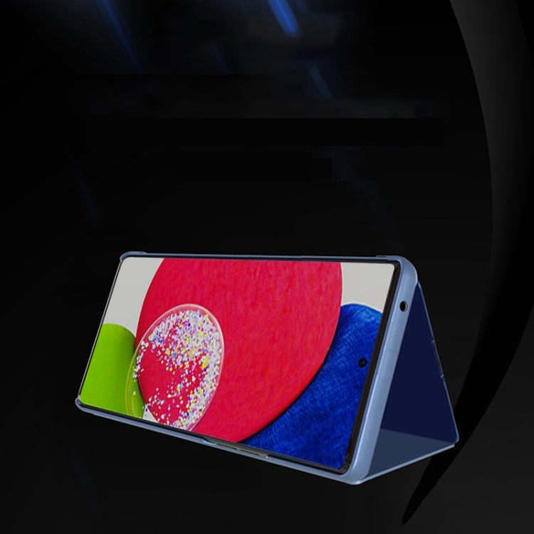 For Samsung Galaxy A33 5G Plated Mirror Flip Leather Case with Holder(Purple Blue) - free shipping - PMC TechLife - Order now!